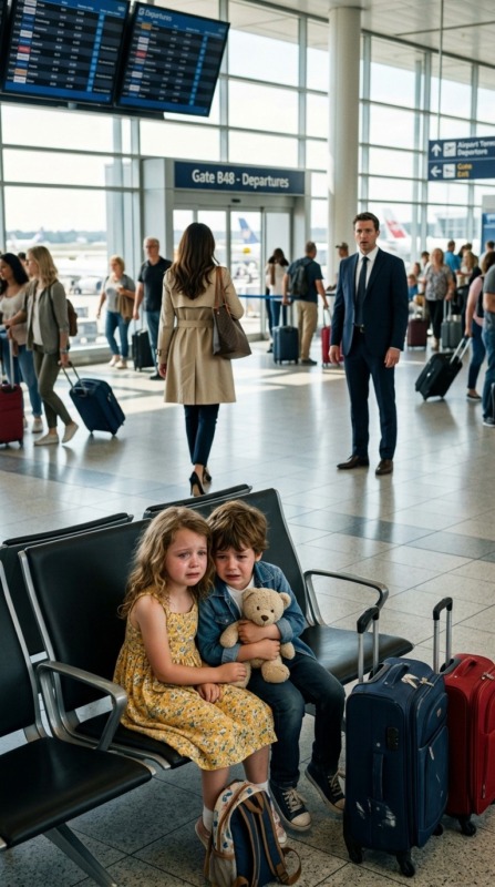 Miliardář si na letišti všimne dvou dětí bez doprovodu a učiní ohromující objev